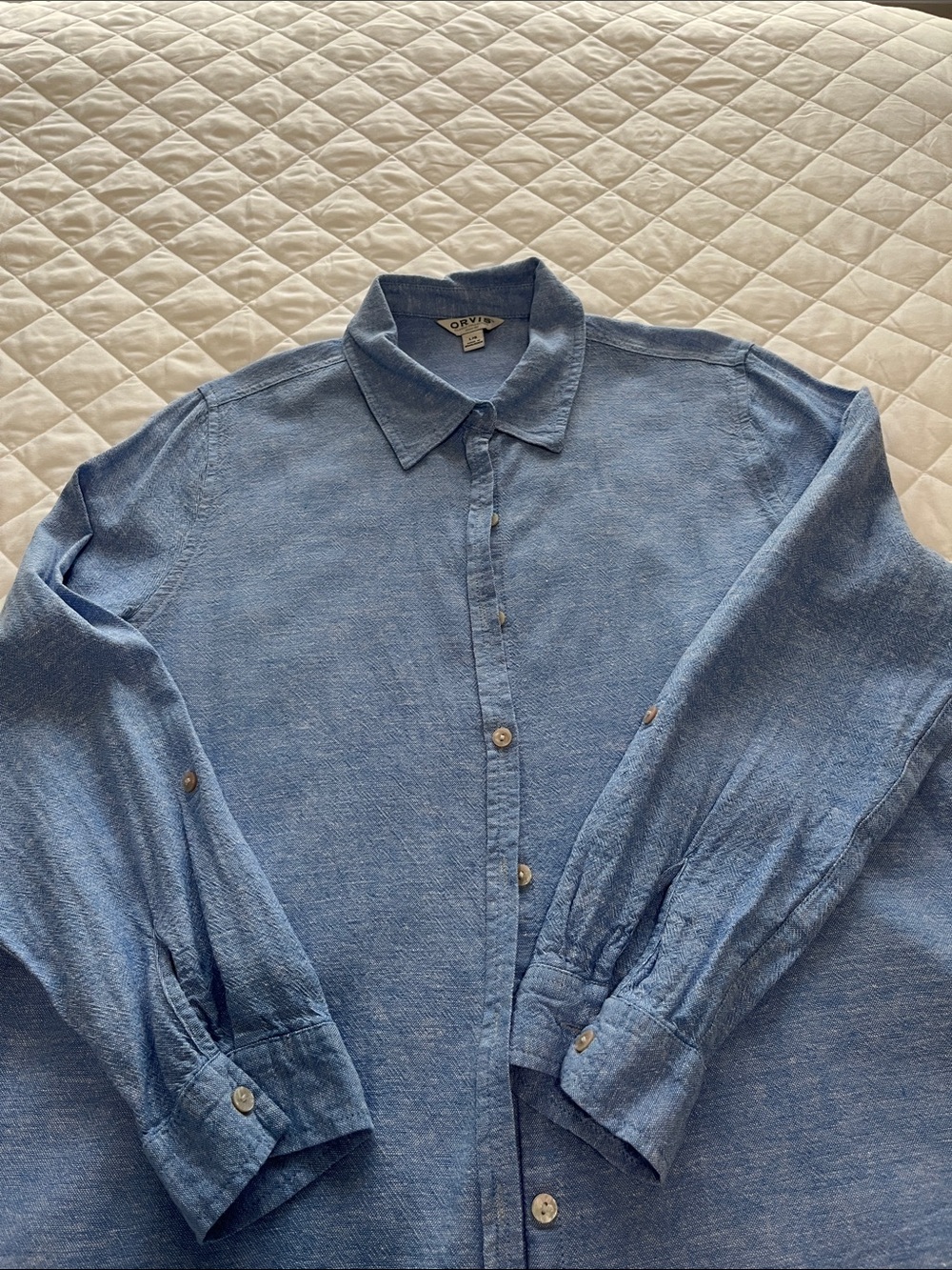 Orvis linen shirt